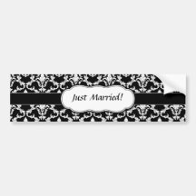 Damask Bumper Stickers