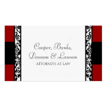 Damask Business Card Template