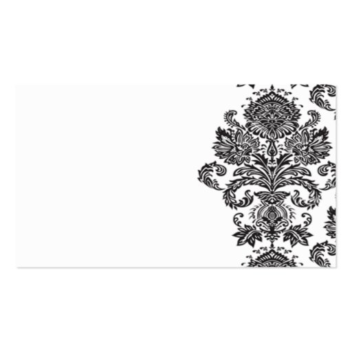 Damask Business Card Zazzle