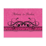 Damask Butterfly Save the Date Invitation