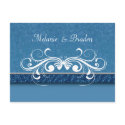 Damask Butterfly Save the Date Invitation postcards by PartyInvitations Damask Butterfly Save the Date Invitation postcards