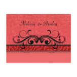 Damask Butterfly Save the Date Invitation Damask Butterfly Save the Date Invitation