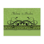Damask Butterfly Save the Date Invitation