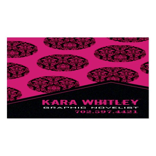 "Damask Circles" - All purpose business card