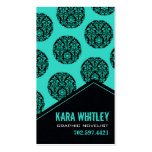 "Damask Circles" - All purpose business card