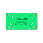 Damask Clover 4 Custom Address Label