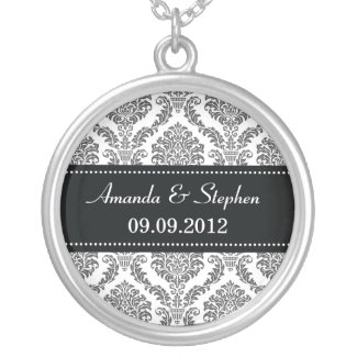 Damask Couple's Necklace necklace