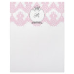 Damask Crown Letterhead 2<Peach>