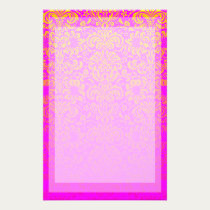 Damask stationery