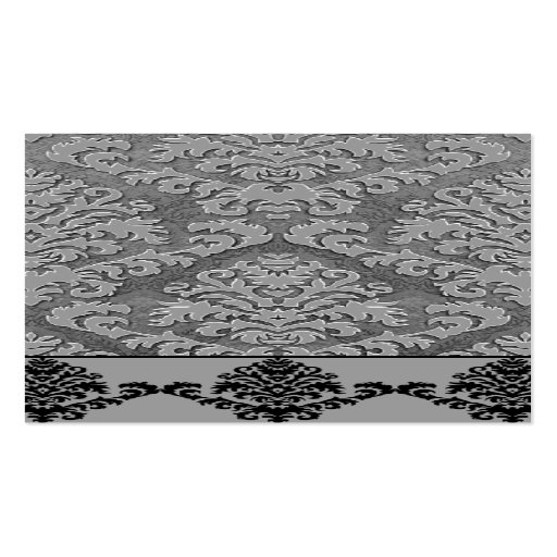 Damask Cut Velvet, DOUBLE DAMASK MONOTONE Business Cards