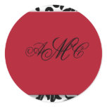 Damask Delight Envelope Seal stickers