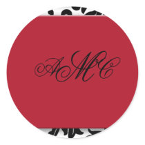 Damask Delight Envelope Seal stickers