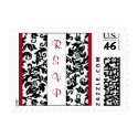 Damask Delight RSVP Small postage by SweetRascal Damask Delight RSVP Small postage