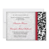 Damask Delight Wedding Invitation by SweetRascal Damask Delight Wedding Invitation
