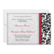 Damask Delight Wedding Invitation zazzle_invitation