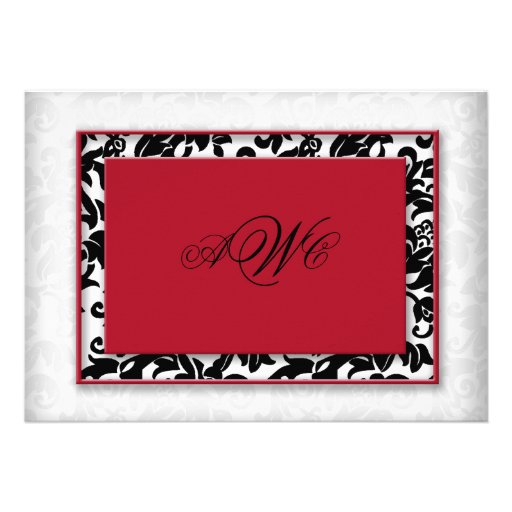 Damask Delight Wedding Invitation