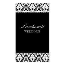 Damask Elegant Modern Floral Stylish Classy Business Card Template