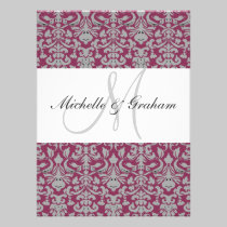 Damask Elegant Wedding invitations