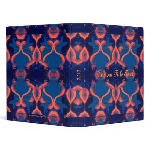 Damask Exotica Art Album Portfolio Binder binder