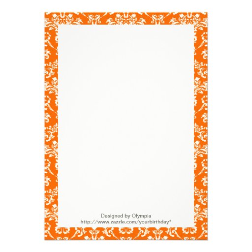 Damask First Holy Communion Baptism Confirmation Personalized Announcements