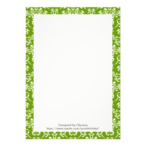 Damask First Holy Communion Baptism Confirmation Personalized Announcements