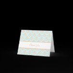 Damask Floral Wallpaper Collection Thank You Card