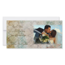 Damask Grunge Wedding Photo Card photo cards by StarStock Damask Grunge Wedding Photo Card photo cards