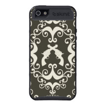 Damask guns grunge western pistols revolvers gun case for iPhone 5