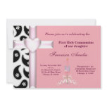 Damask Holy Communion Invites