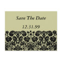 Damask In Black postcards