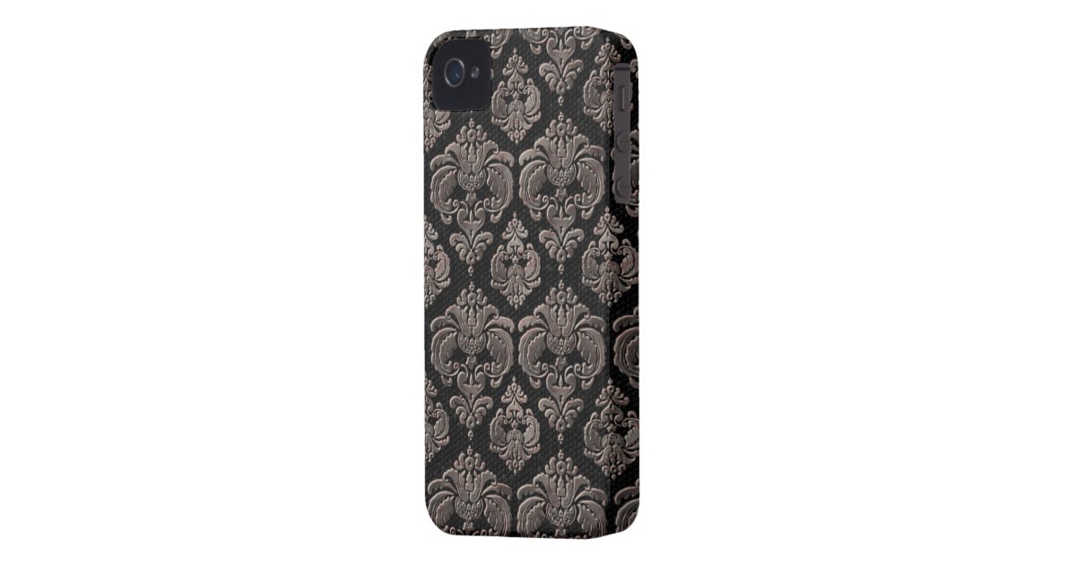 Damask iPhone 4 Case Zazzle