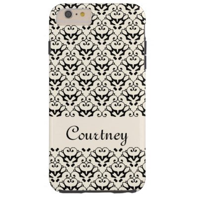 Damask-like peresonalized tough iPhone 6 plus case