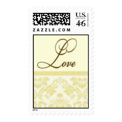Damask Love Stamp