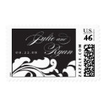 Damask Monogram postage