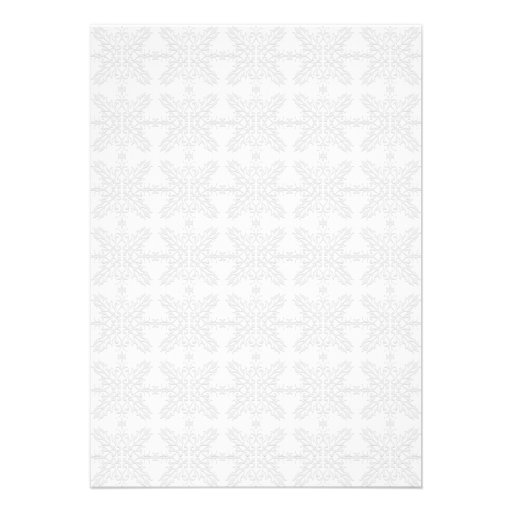 Damask Monogram Silver Gray Wedding Invitation