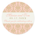 Damask Monogram Sticker by Plush_Paper Damask Monogram Sticker