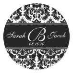 Damask Monogram Sticker- Customize it!