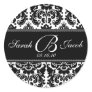 Damask Monogram Sticker- Customize it!