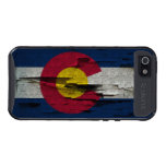 Damask Paint Peel Flag of Colorado iPhone 5 Case