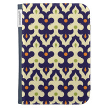 Damask paisley arabesque Moroccan pattern Kindle Keyboard Cases