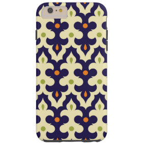 Damask paisley arabesque Moroccan pattern girly Tough iPhone 6 Plus Case