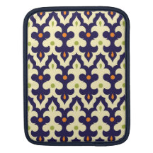 Damask paisley arabesque Moroccan pattern girly iPad Sleeve
