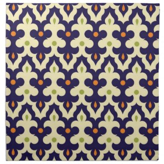 Damask paisley arabesque Moroccan pattern Napkins