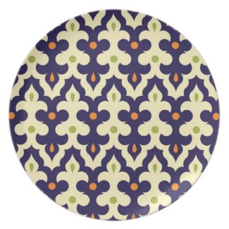 Damask paisley arabesque Moroccan pattern