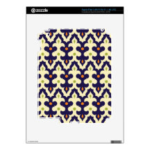 Damask paisley arabesque Moroccan pattern Decal For iPad 3