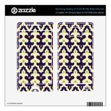 Damask paisley arabesque Moroccan pattern Samsung Galaxy S II Skin