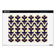 Damask paisley arabesque Moroccan pattern Laptop Skin
