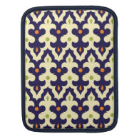 Damask paisley arabesque Moroccan pattern sleeve iPad Sleeve