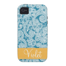 Damask Paisley iPhone 4 Case