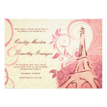 Damask Parisienne - Honeysuckle & Ivory Wedding Personalized Invitation